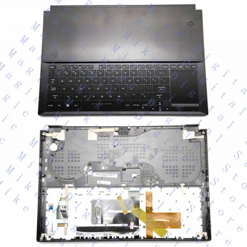 

UU для Asus GX501V GX501VI GX501VS GX501VSK упор для рук RGB клавиатура с подсветкой черный США