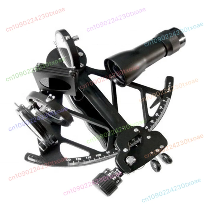 

Antique Bronze Sextant in Wooden Box, Nautical Marine Navigation Instrument for Collectors and Decoration