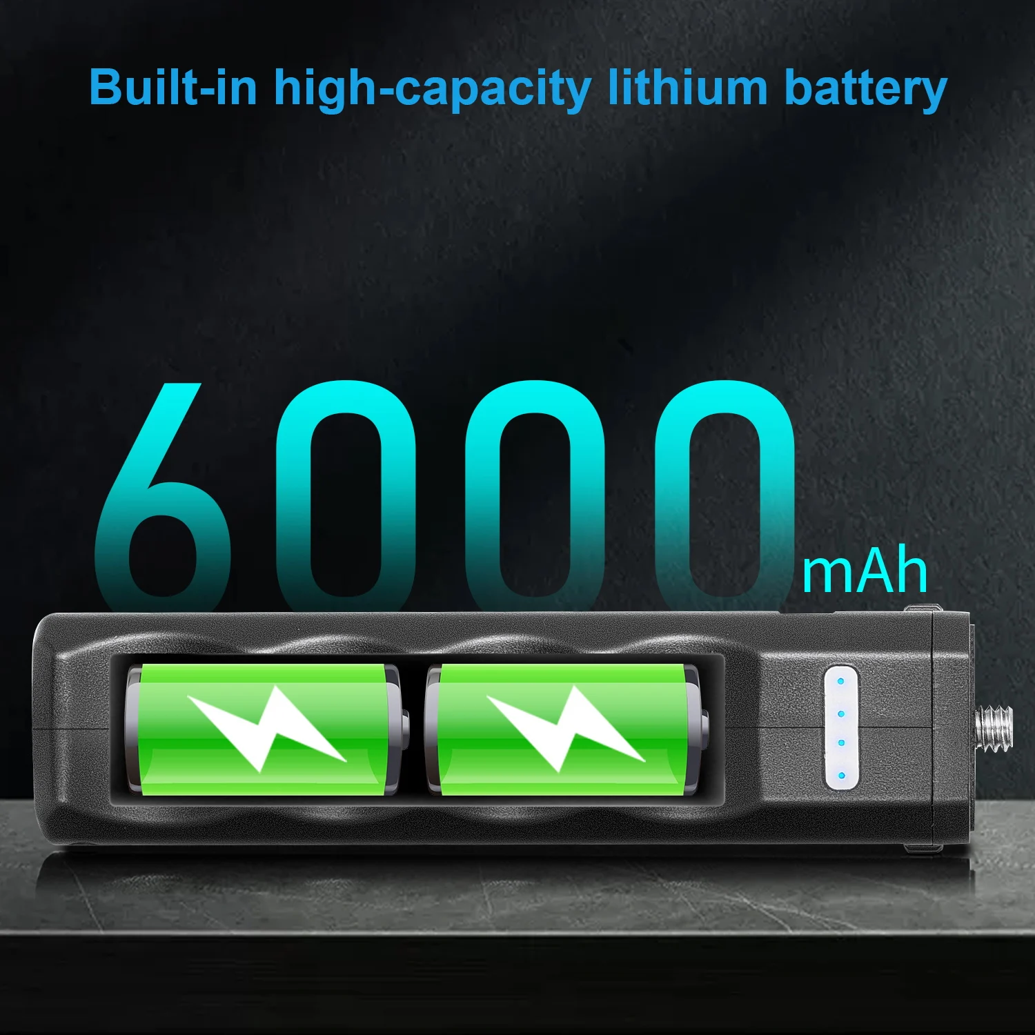 FOMITO-Batterie d'alimentation mobile 6000mAh pour appareils photo de sport, appareil photo reflex numérique, entrée et sortie de téléphone portable