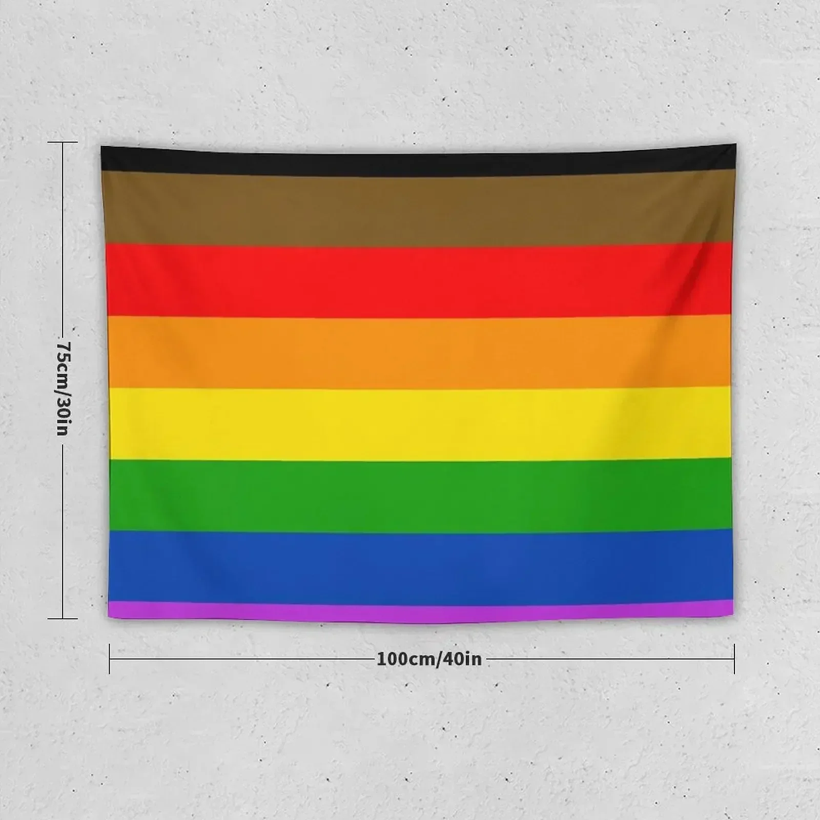 Philly Pride Flag Tapestry Art Mural Decoration Room Tapestry