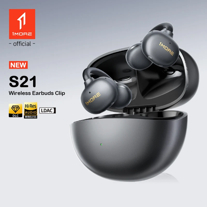1More Earbuds Clip S21 Bluetooth 6.0 LDAC Wireless Hi-Res Audio