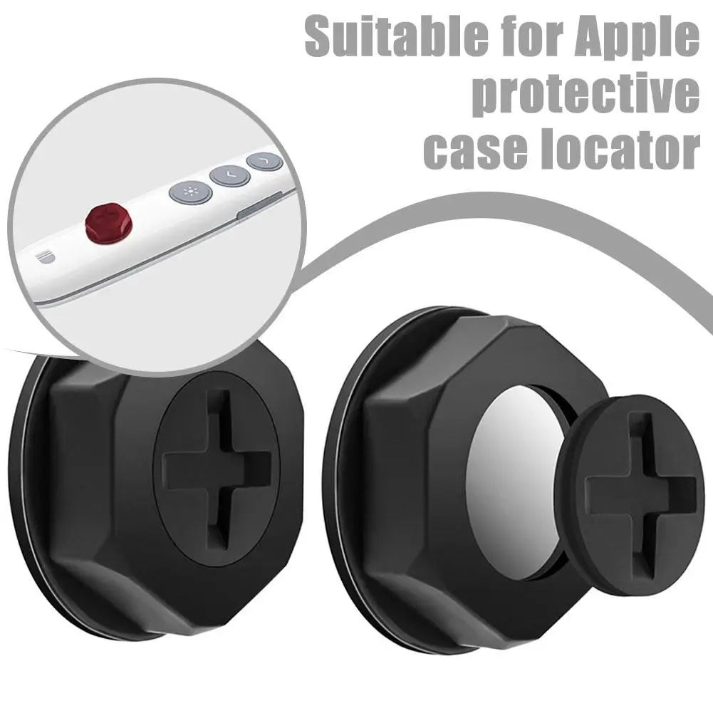 1pc For Apple Case Cute Screw Cap Soft Silicone Anti-lost Cover For Airtags Noctilucent Protection Sleeve Accessories