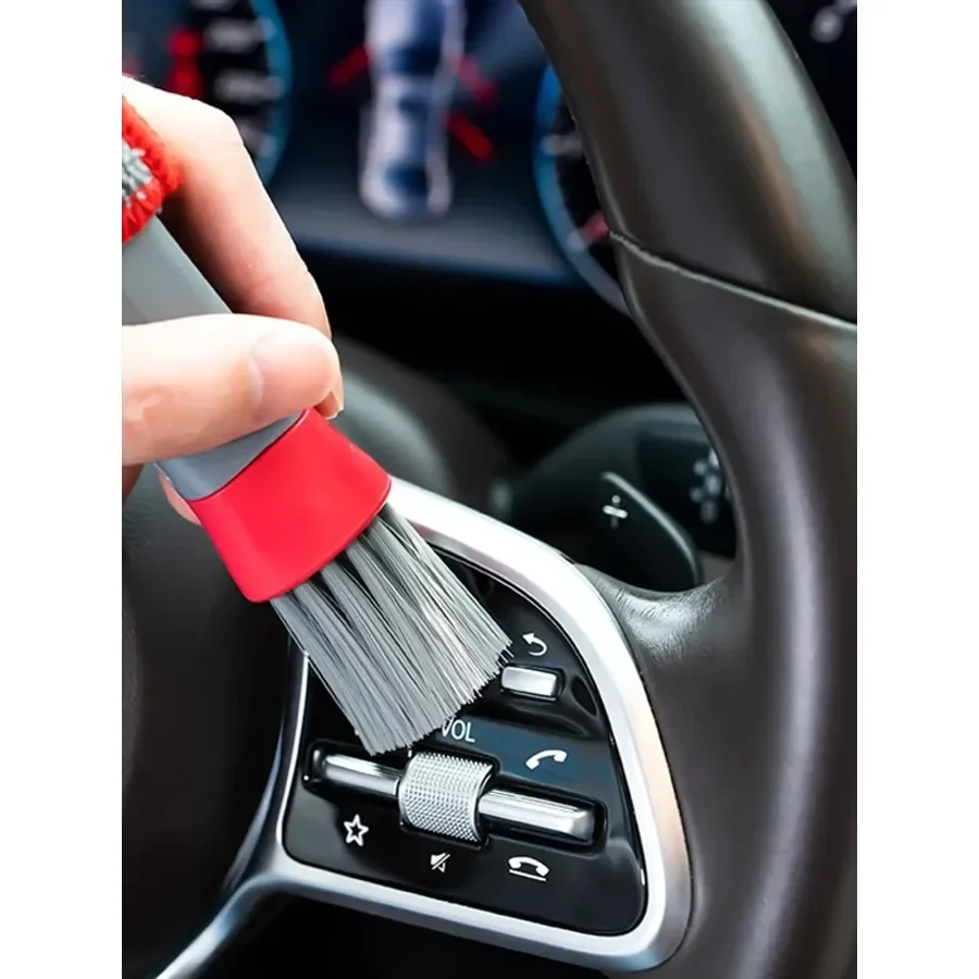 Car Air-Conditioner Outlet Cleaning Tool Car Interior Air Vent Dashboard Blinds Keyboard Dust Removal Brush Auto Accessories