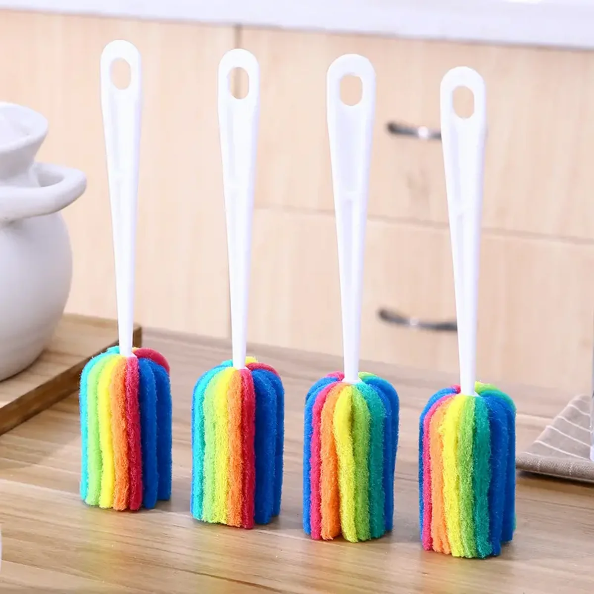3/6pcs Long Handle Multicolore - Commercial Kitchen Cleaning Services review and price