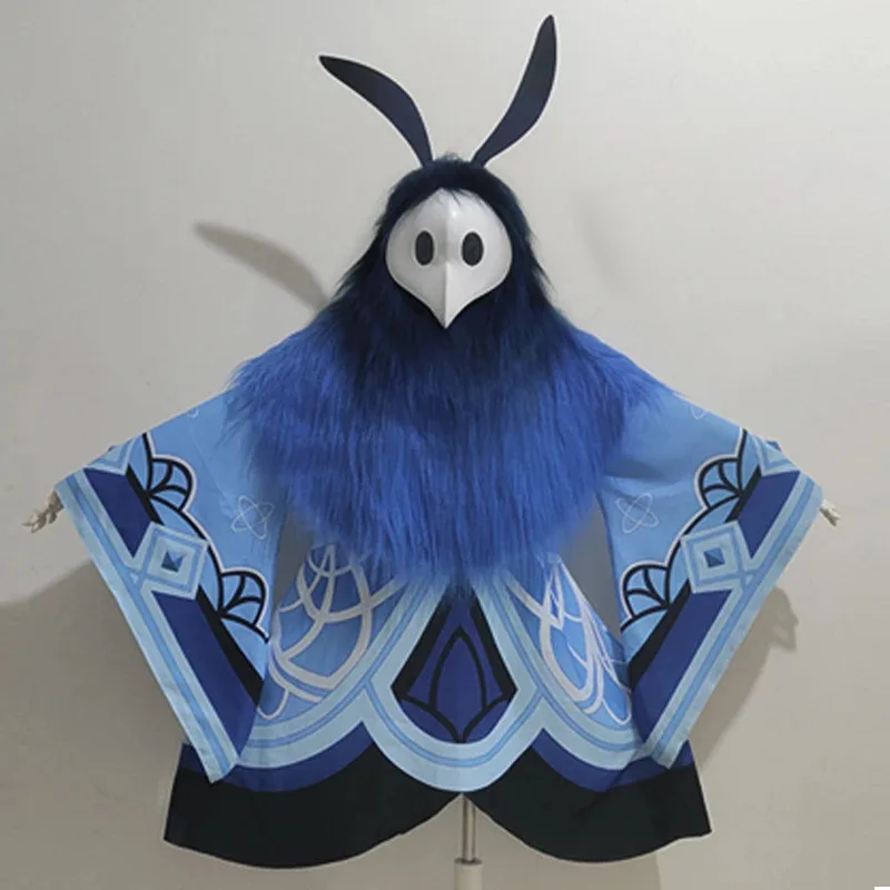 New Genshin Impact Cosplay Ice Attribute Abyss Mage Costume Custom Cos Suit Props  Mask Halloween Party Anime Role Play Outfit 2
