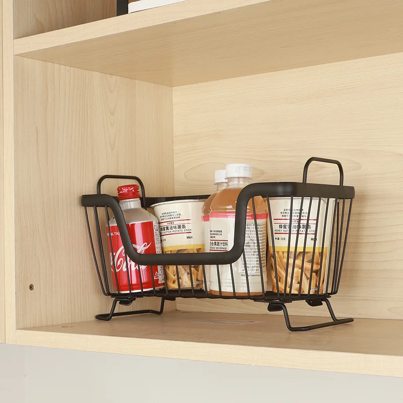 Stackable Storage Basket Kitchen Supplies Countertop Multi-layer Storage Rack Vegetable and Fruit Snack Storage Rack