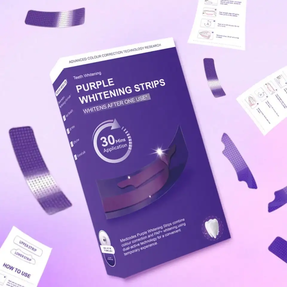 V34 Purple Dazzling White Dry Toothpaste