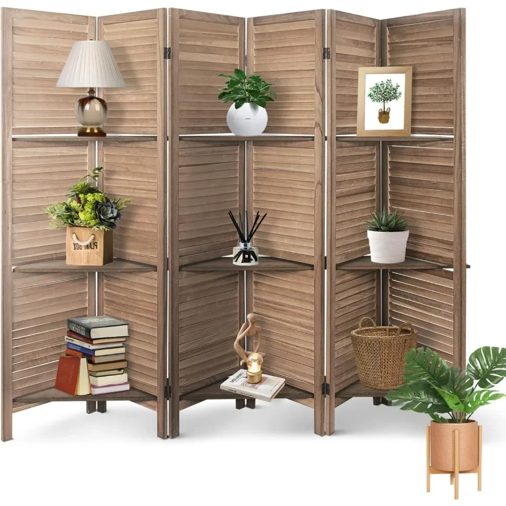 Partition Freestanding Room Dividers and Folding Privacy Screens Temporary Wall Room Divider With Shelves Free Shipping