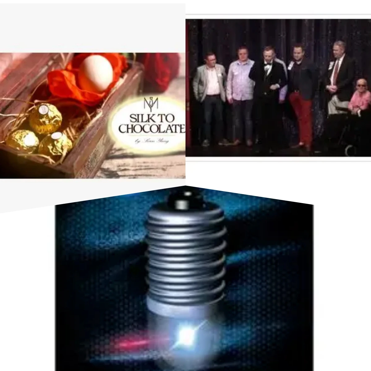 2017 Silk to Chocolate de Sean Yang,2017 The Spectrumalist de Wayne Dobso,2017 Twilite Floating Bulb de Chris Smith-Magic tricks