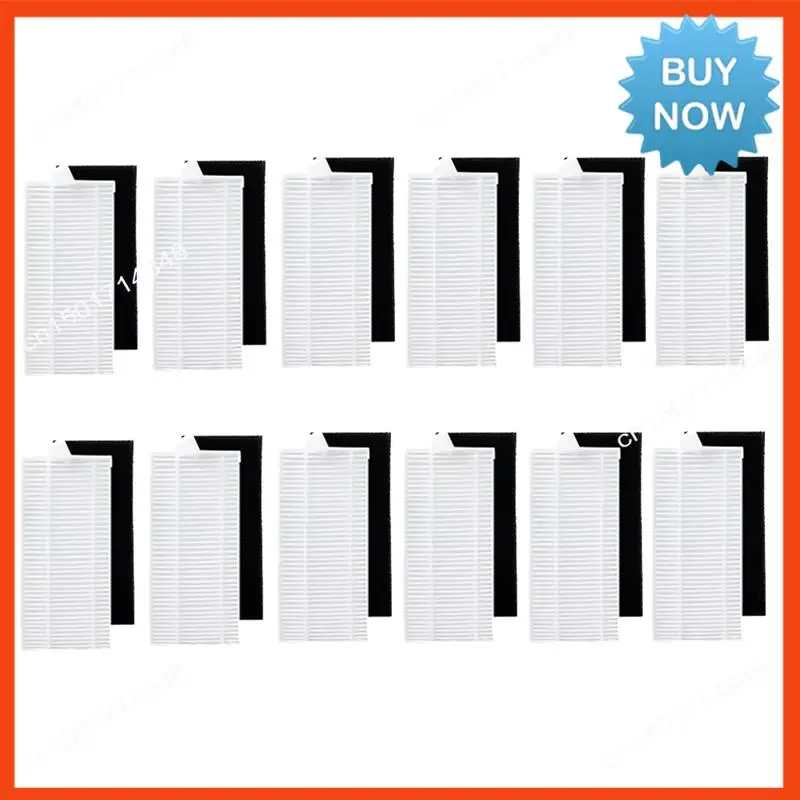 BISM 12 قطعة فلتر لينوفو E2 / E2 Pro الذاتي تفريغ روبوت فراغ ملحقات متينة للغاية ملحقات المكنسة الأساسية