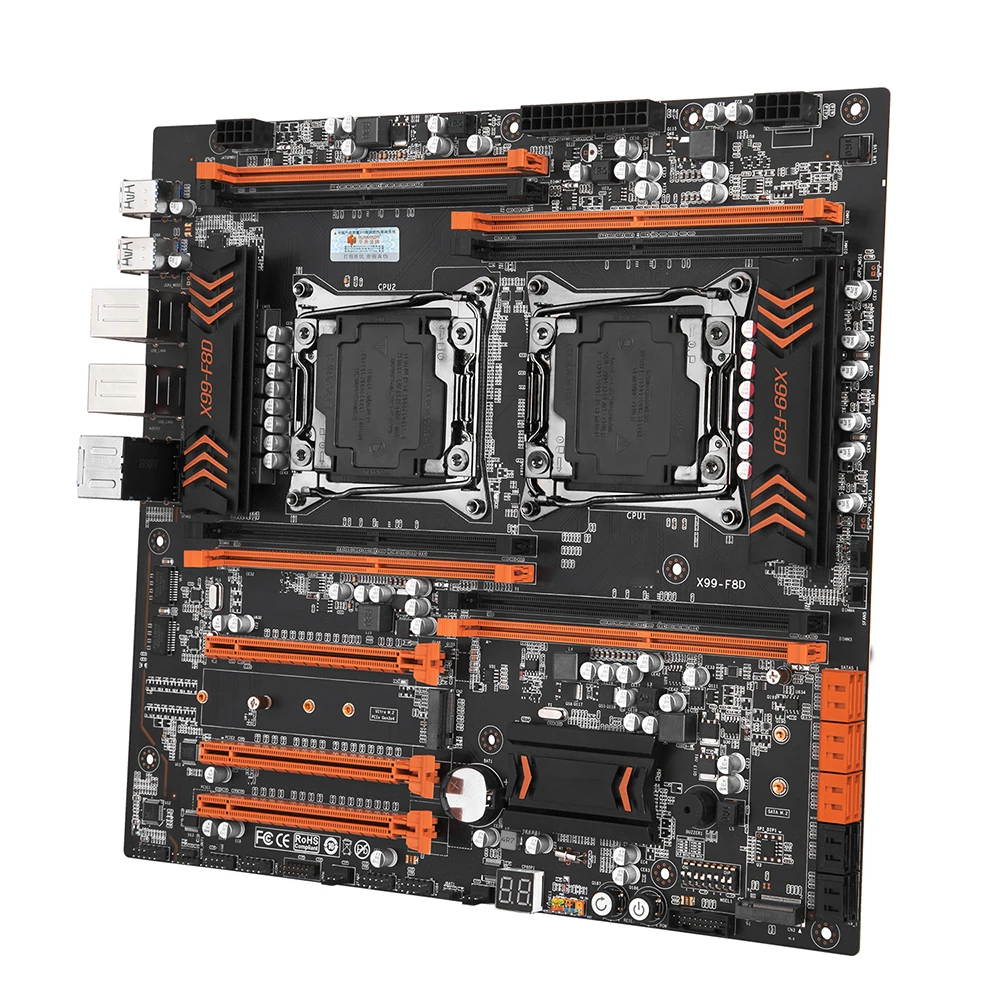 X99 F8D For HUANANZHI Motherboard Dual CPU X99 Intel LGA 2011-3 E5 V3 DDR4