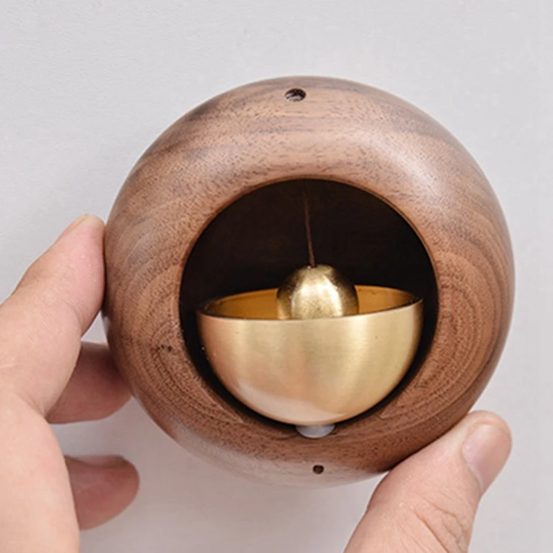 Japanese Style Dopamine Bells Small Round Egg Suction Door Type Entry Doorbell Magnet Hanging Wind Chime