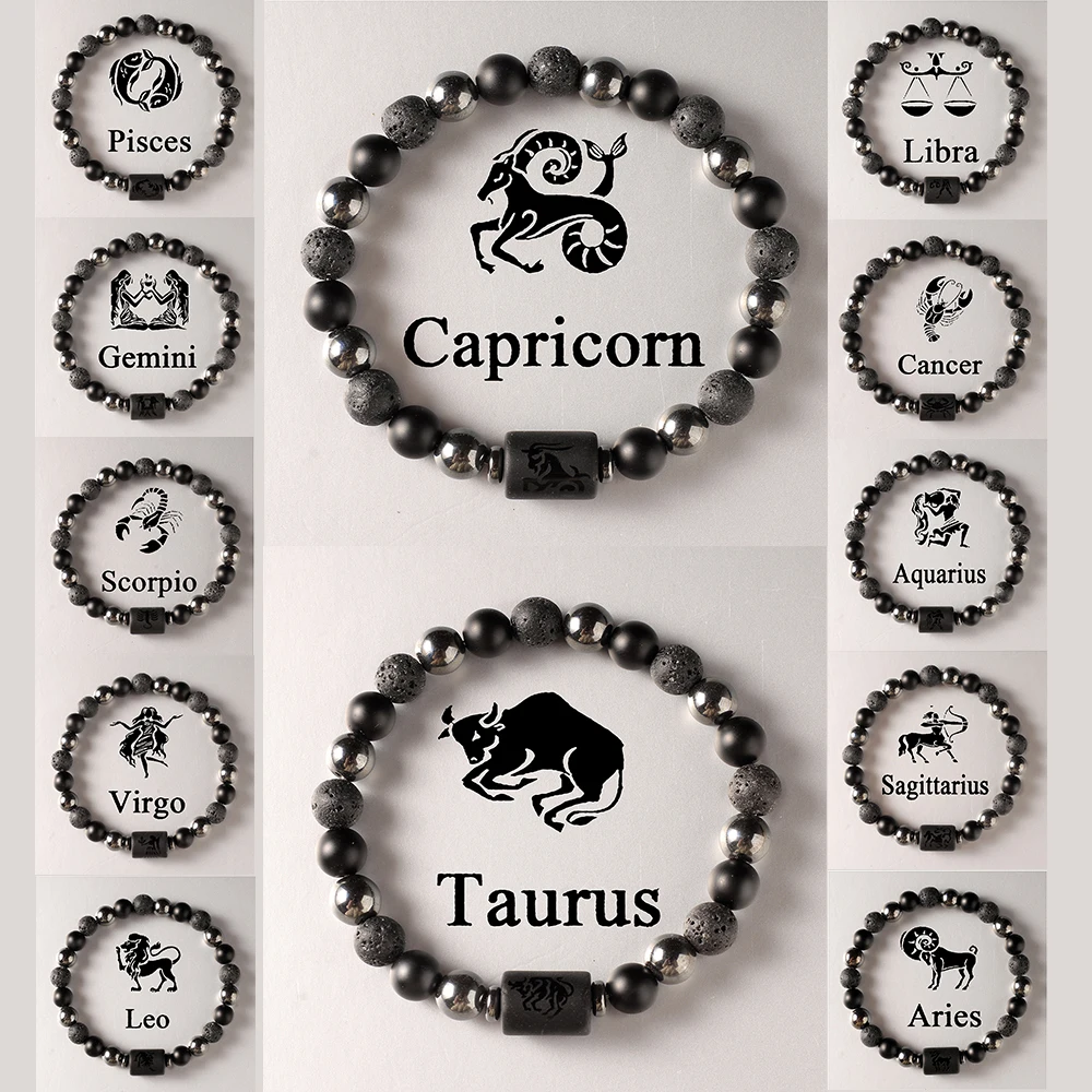 Regalos geniales amante de la constelación Aries Tauro Géminis Cáncer Leo Virgo Libra Escorpio Sagitario Capricornio Acuario Piscis pulsera