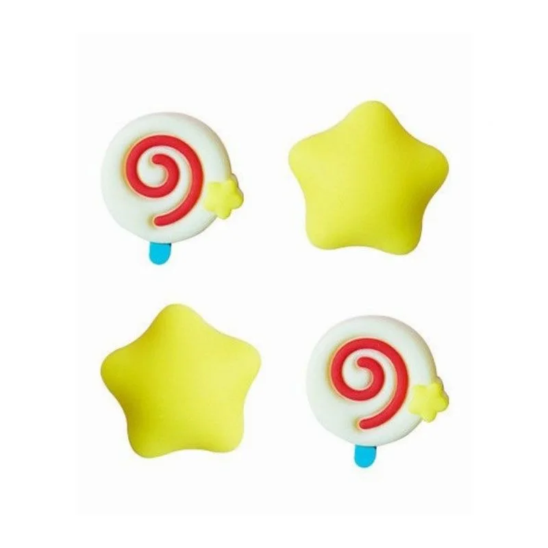 Lollipop Star Silicone Thumb Stick Grip Cap Cover For Nintendo Switch Oled NS Lite For Sony PS5 PS4 Pro PS3 Xbox One Series X/S