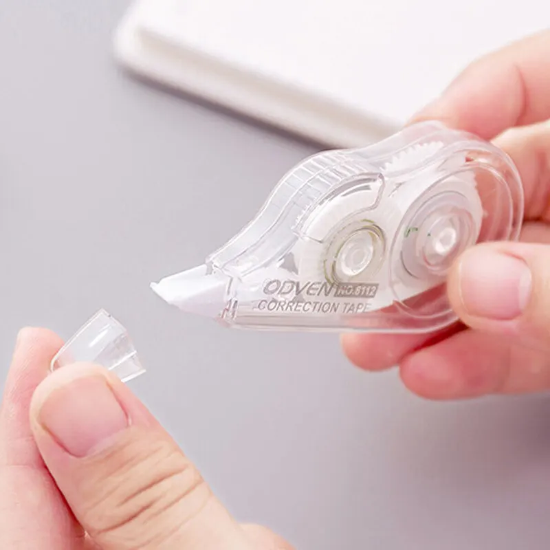 Simple Transparent Correction Tape Cute Portable Student Office Correction Tape Stationery