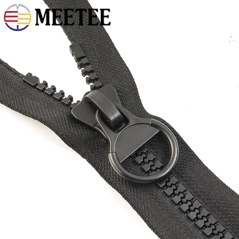 1Pc 60-300cm 8# Resin Zipper For Coat Open-End Jacket Zip Closure Down Coat Decorative Zips Repair Kits DIY Sewing Accessories - Image 4