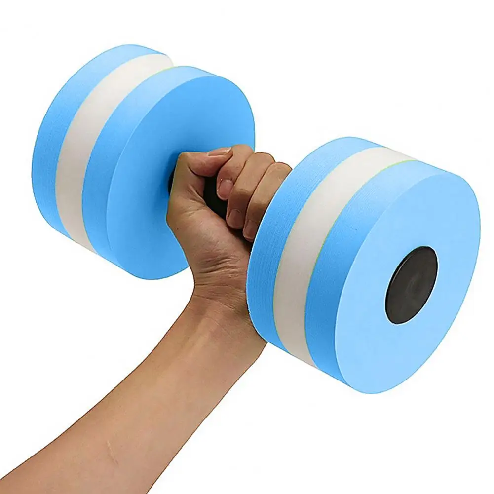 Water Aerobics Dumbbell Eva Water Dumbbell High Density Eva Foam Water Dumbbells for Pool Aerobics Weight Loss Fitness for Men