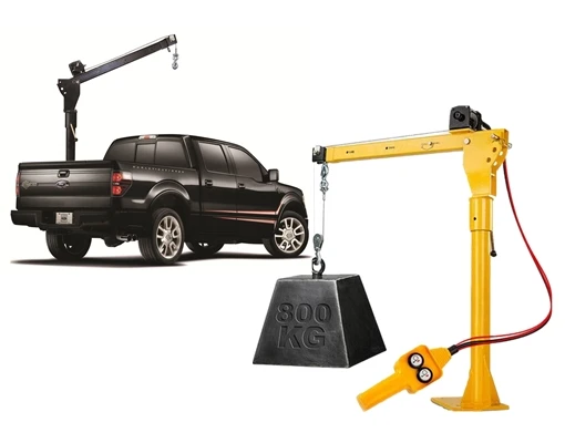 JNDO DC12V/24V/220V/380V 500kg 800kg 1000kg Small Lift Truck Crane Cheap Price Mini Pickup Hydraulic Truck