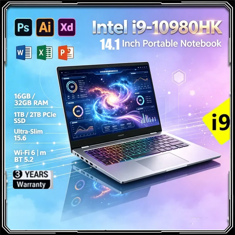 Intel Intel i9 10980HK 15.6 Inch 4K Laptop 32GB DDR4 2TB SSD Fingerprint Unlock WiFi 6 Gaming Ultrabook Pro Max Speed - Aliexpress Deal