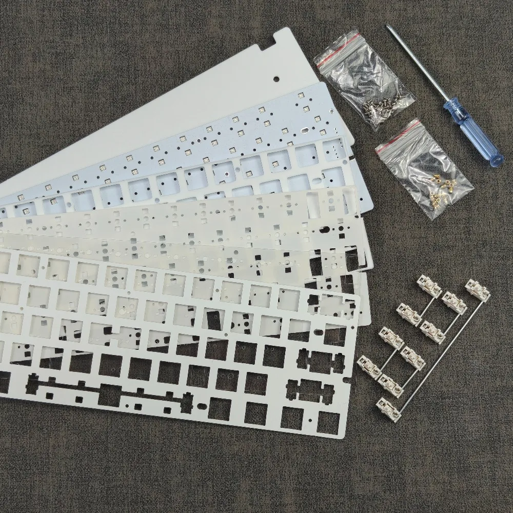 AE61 Magnetics Switch Keyboard PRO PCB Board Customized RT Accuracy 0.001mm 8K Return Rate Compatibility GH60 Dual-lamp Design
