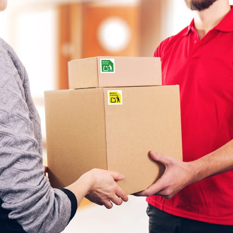 1000 قطعة 1 سنتيمتر/0.39in اسبانيا إعادة تدوير التسمية اسبانيا تنظيم جديد تصنيف LabelEPR التعبئة والتغليف الامتثال ملصق #3