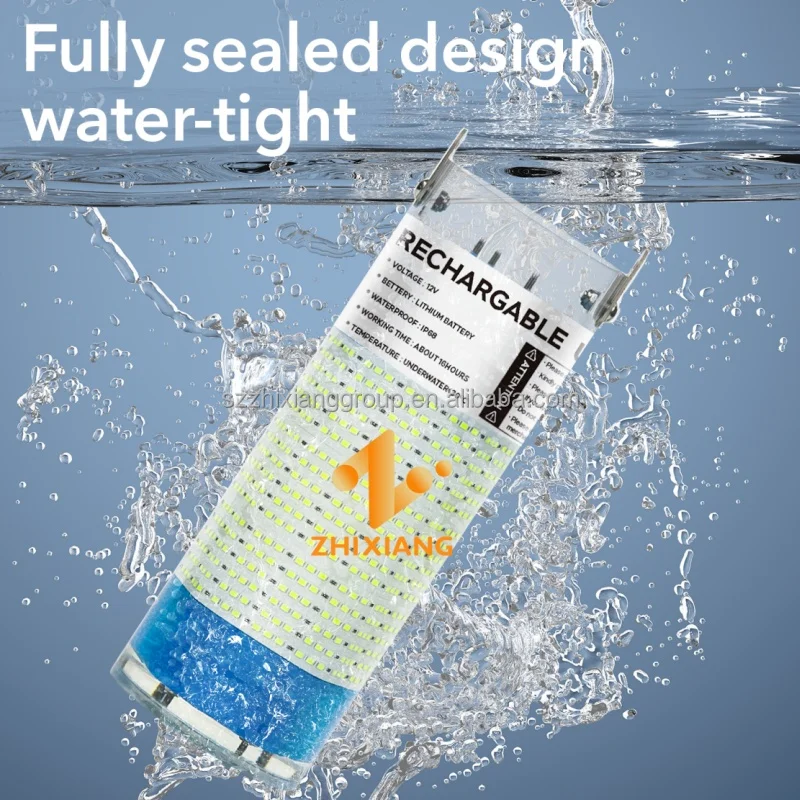 

40W 80W 120W 160W Rechargeable Portable IP68 Double Waterproof Fishing Light Underwater for Night Fishing