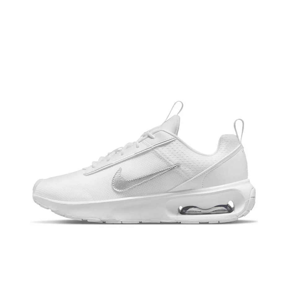Nike Air Max INTRLK Casual Shoes Women's Low Top White/Silver DV5695-100