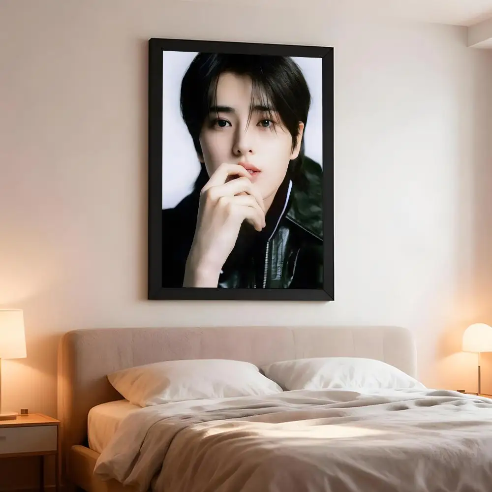 Soft Spoken Celebrity E-EUNCHAN Poster Artistic Instant Peel-Off Wall Decor Atmosphere Setter for Bedside & Shared Room