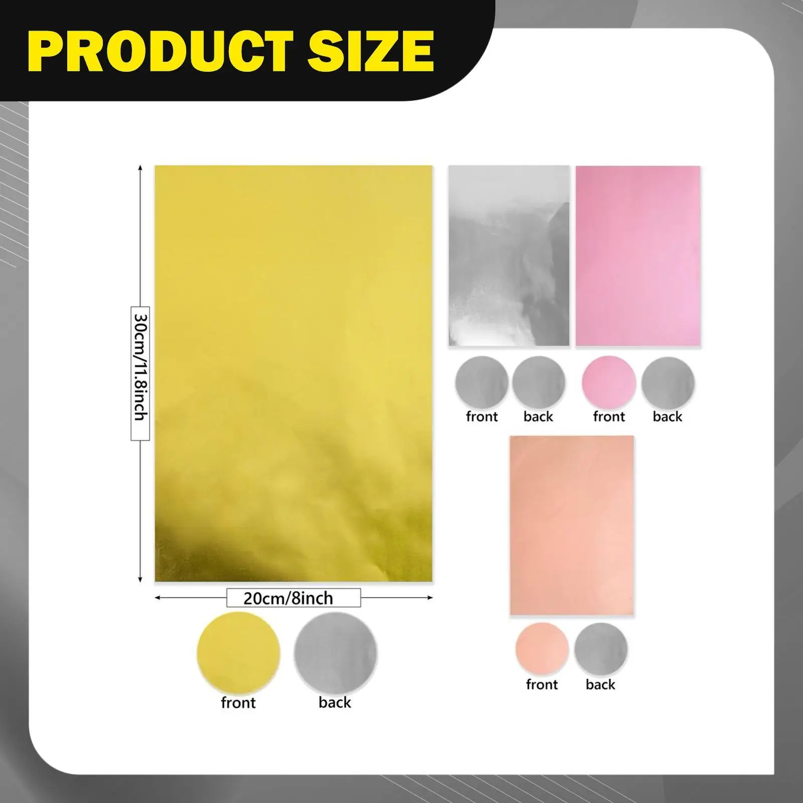 

Многоцветная металлическая бумага для изготовления открыток, листы из алюминиевой фольги для скрапбукинга, плакатов и упаковки подарков на день рождения