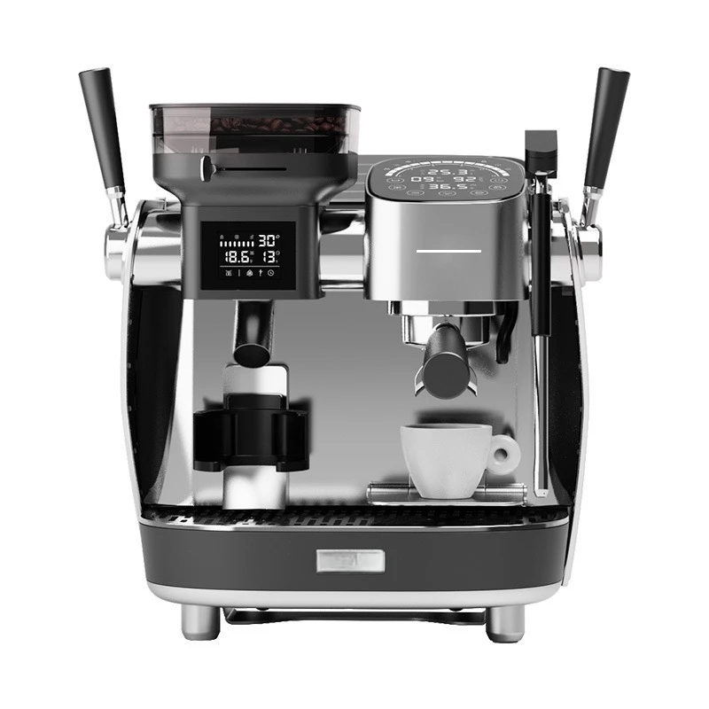 C-series 15 Bar Precision Grinding Double Pump Italian Semi Automatic Black Coffee Machine Household