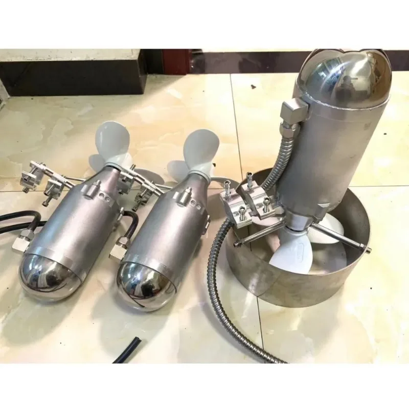 High power All Stainless Steel Welding 12v24v36v2000W Brushless Underwater Thruster+Controller for Marine use