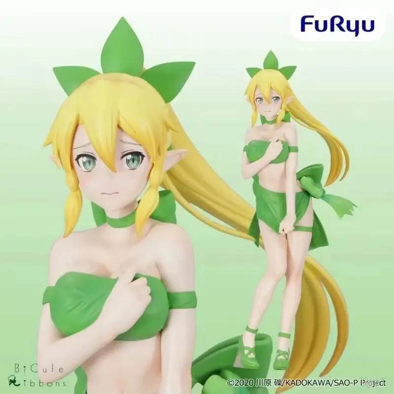 February 2027 Presale FuRyu BiCute Ribbons Sword Art Online Leafa Anime Figure Gift Statue Collectible Toy Model