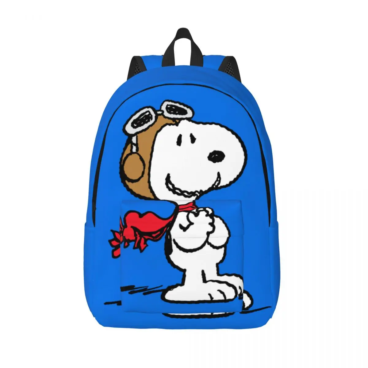 Snoopys The Flying Ace Classical Backpack Gift High School Work ACE Pilot Daypack for Men Women Laptop Shoulder Bag