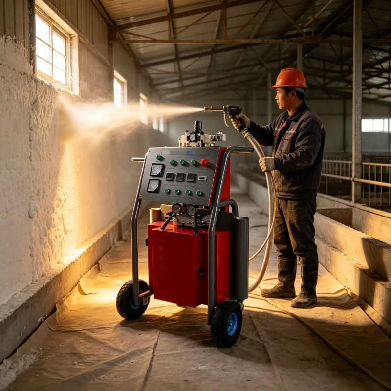 Pneumatic Proportioning Polyurethane Spray Machine Two Component Foam Equipment Insulation Waterproofing Anticorrosion Coating