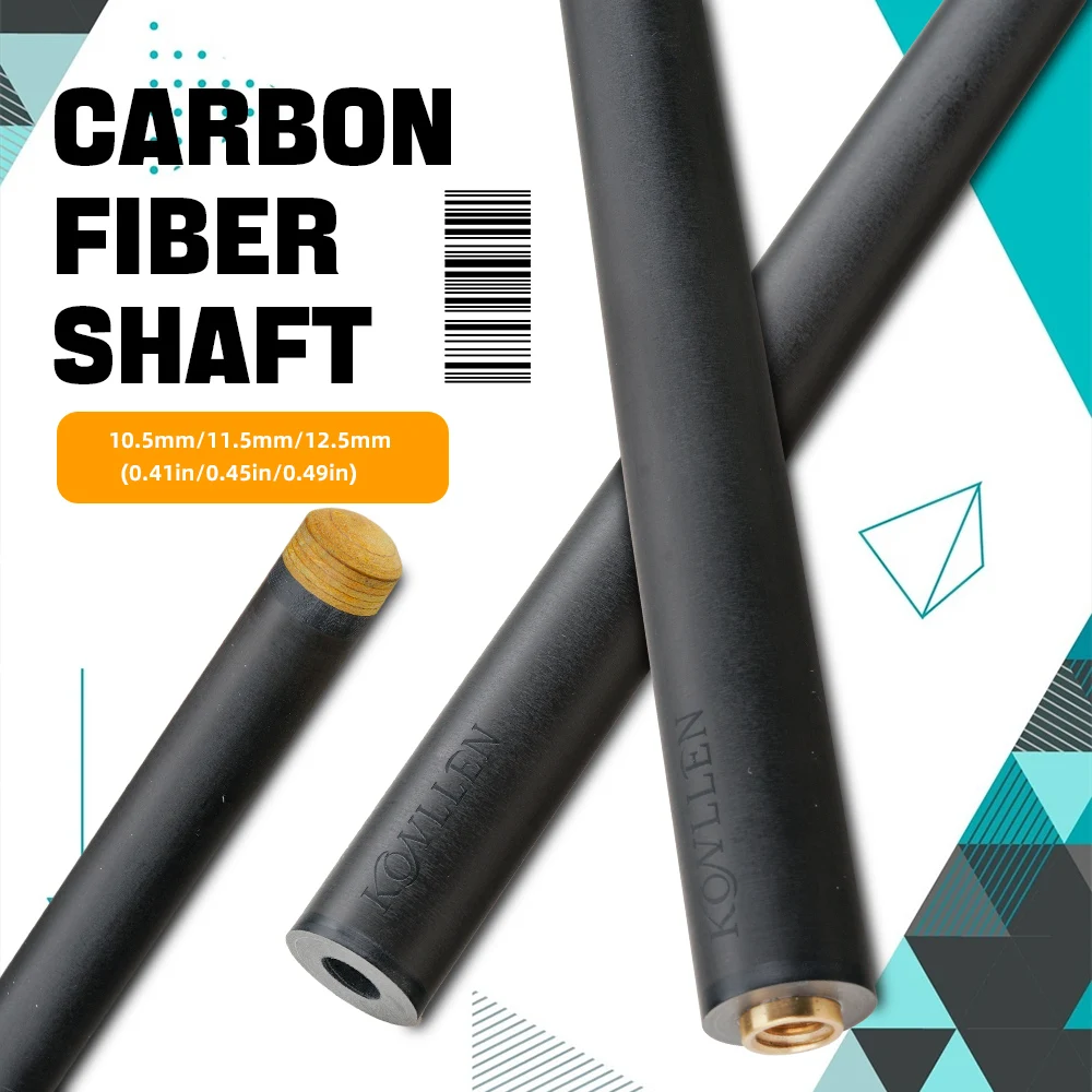 

KONLLEN Бильярдный кий из углеродного волокна 74 см 3/8*8 Uni-loc Pin Joint 3/8*10 Один вал не весь кий Карбоновый бильярд