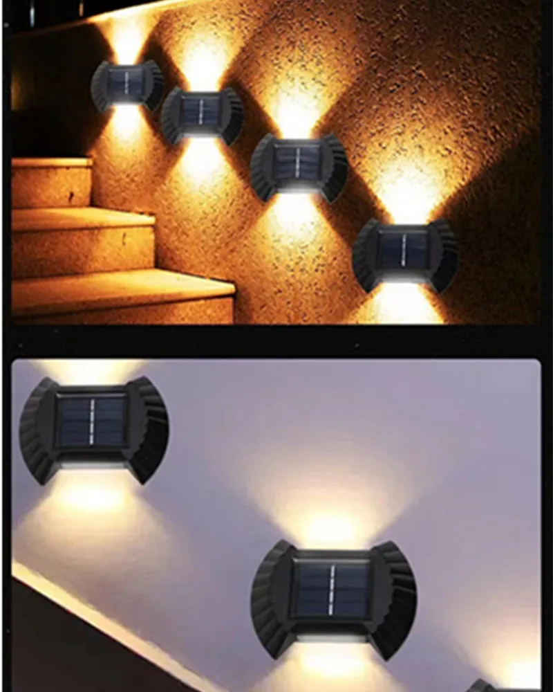 Solar Wall Light Outdoor Light Waterproof Garden Decorative Light Balcony Garden Road Wall Light Garden Outdoor Solar Light