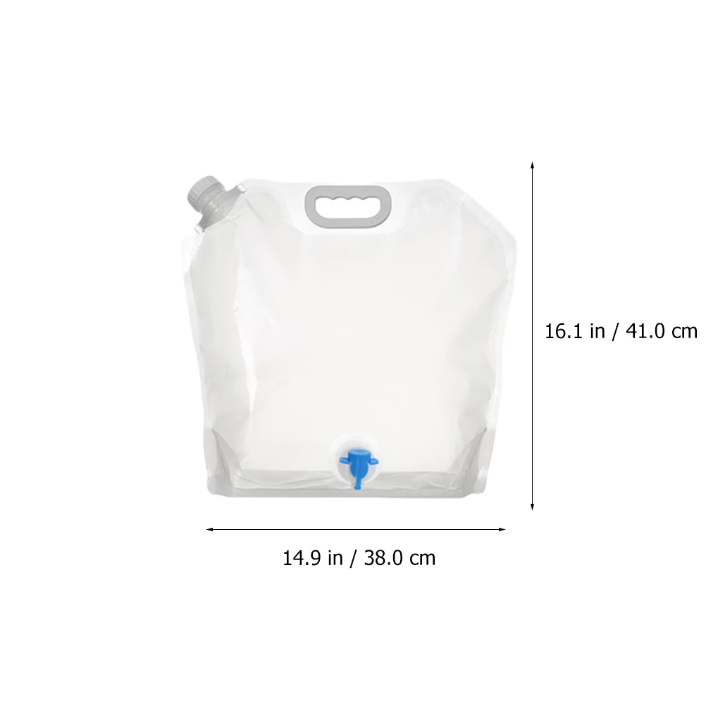 

Hiking Water Dispenser Container Portable Hand-held Bag Case Pouch Outdoor Activity Foldable