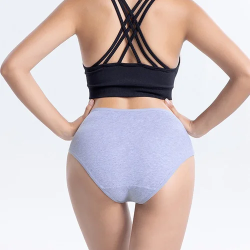 Imagen 2 del producto 3 unids/set de bragas sexis de algodón sin costuras para mujer, ropa interior de talla grande, calzoncillos femeninos para niñas, 6 bragas suaves de Color sólido, lencería 8815