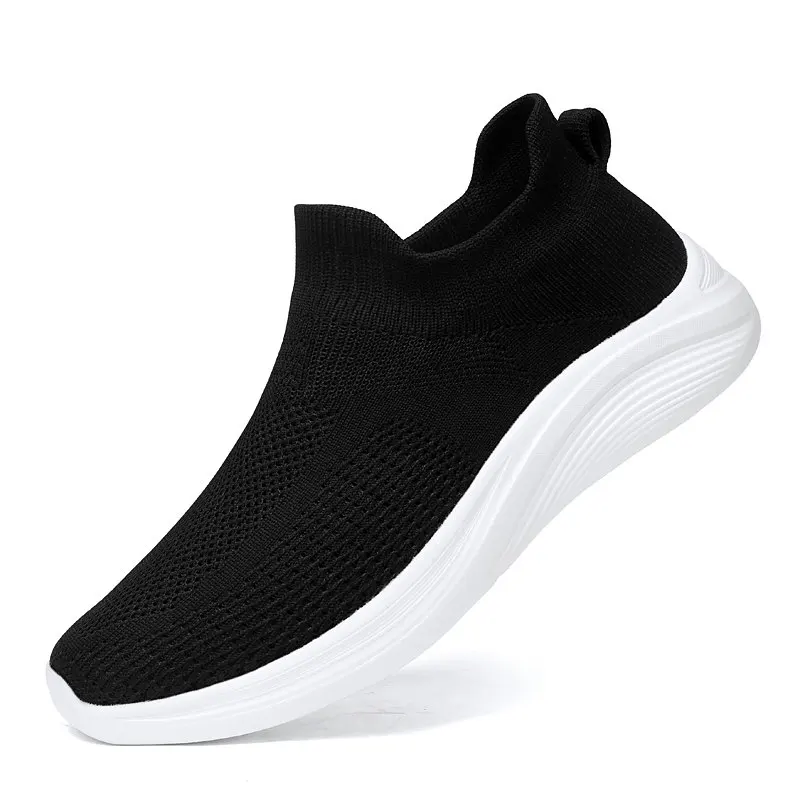 Casual Shoes Brand Women\'s Men Sports Breathable Zapatillas Shoe Summer Sneakers Comfortable Outdoor Tenis Male Light Socks Shoe