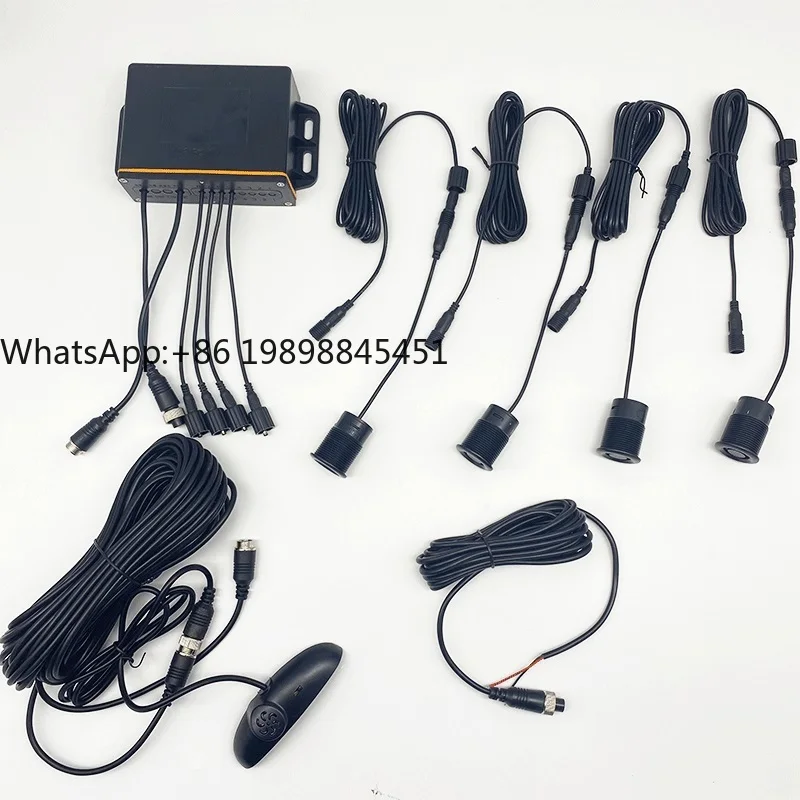 후방 범퍼 자동차 후진 센서 키트 주차 보조 시스템 후진 주차 센서 4개의 30mm 센서 포함