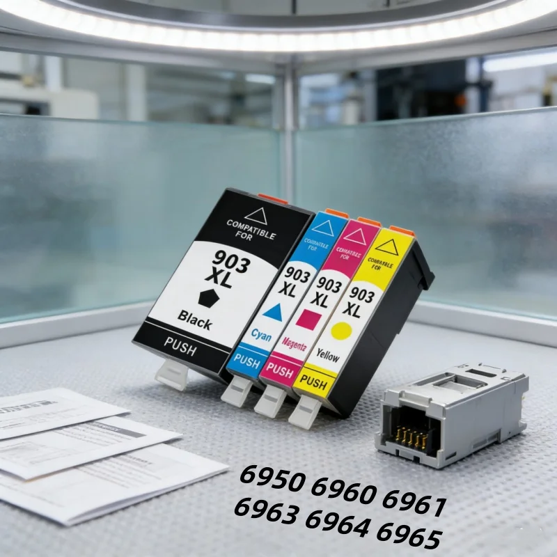 

1Set 903XL ink Cartridge Compatible for 907XL HP903XL HP907XL OfficeJet 6950 6960 6961 6963 6964 6965 6970 6975 Printer