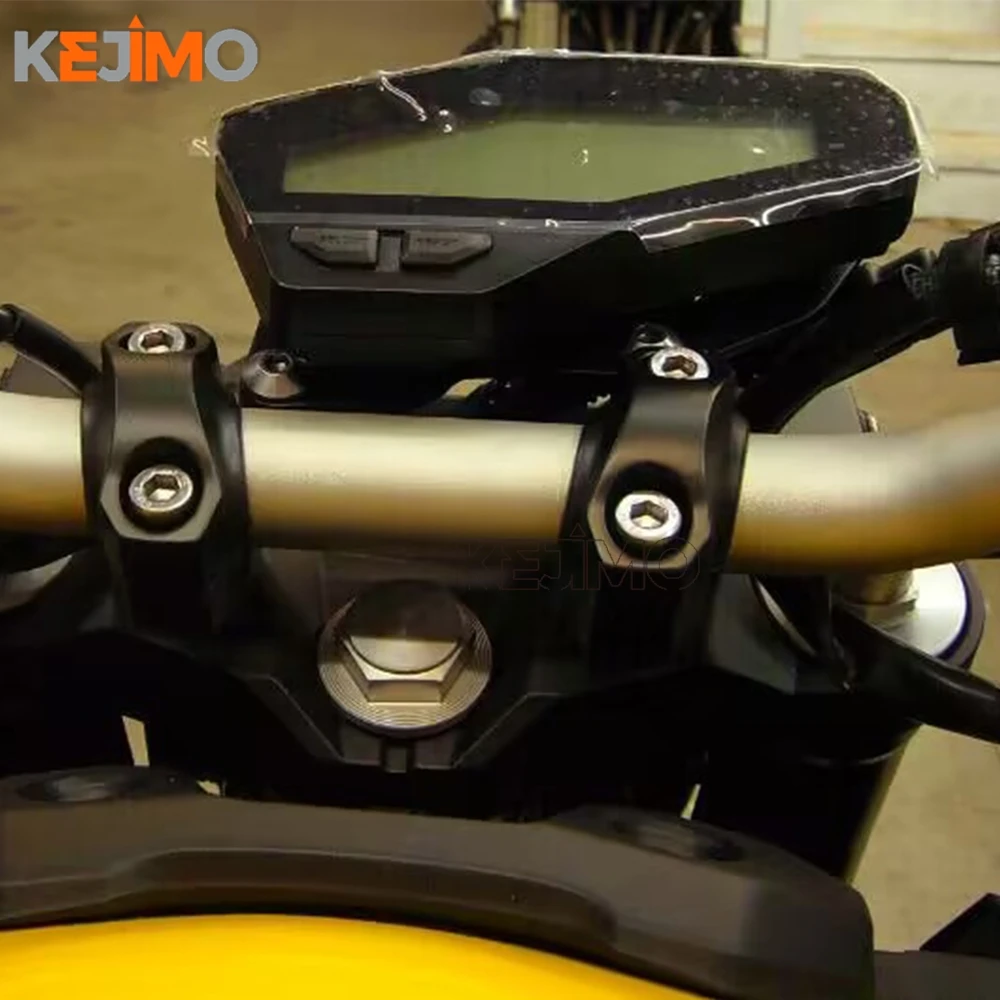 

FOR YAMAHA MT-09 MT09 MT 09 ABS 2014-2019 FZ-09 FJ-09 FJ09 2014-2018 Motorcycle Gauge Relocation Bracket Centers and Lowers Dash