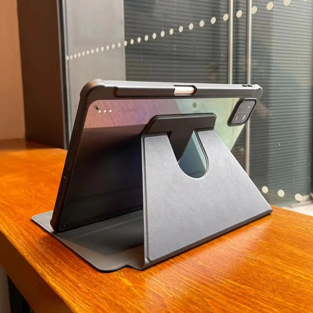 Solid Color Practical Convenient 360° Stand Cover For iPad Pro 13 11th M5 M4 12.9 A16 8 7 9th 10th Air 11 M2 M3 Mini Tablet Case