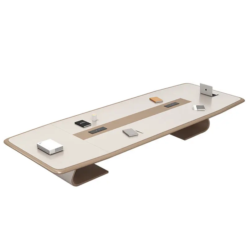 

Окрашенный конференц-стол, простой современный большой стол для переговоров, конференц-стол в стиле лёгкой роскоши, стол для конференций.