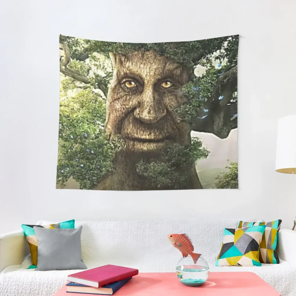 Wise Mystical Elucidative Tree Original Art [Hi-Res] Tapestry Outdoor Decoration Christmas Decoration Tapestry