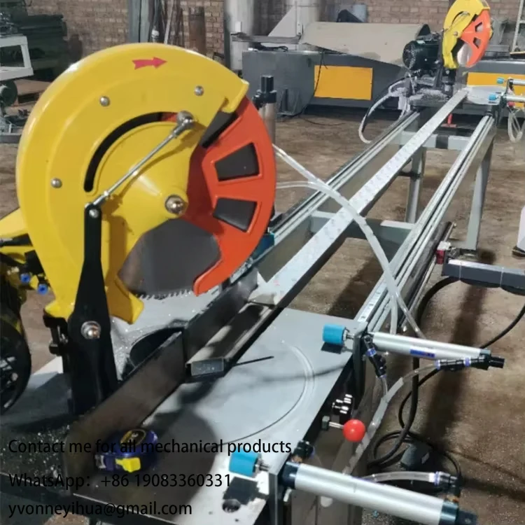 Two Head Mitre Saw for Cutting Aluminum Machine