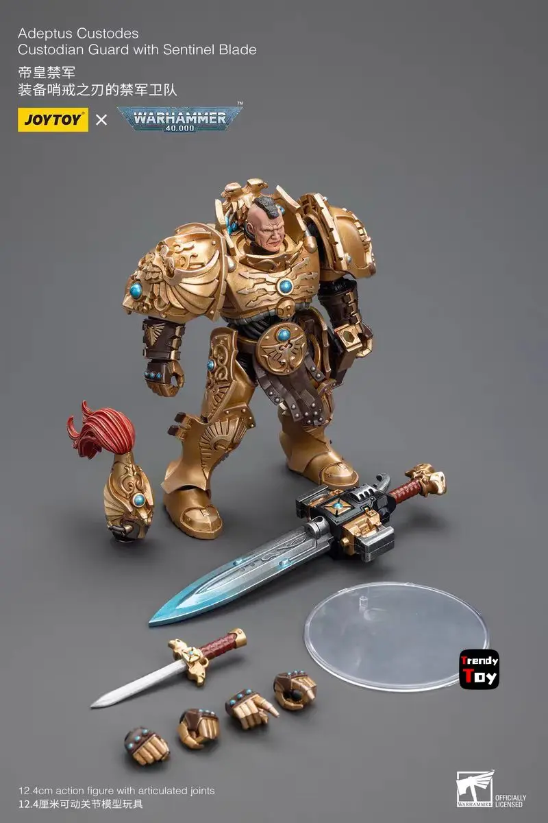 

【JOYTOY】Warhammer 40K Adeptus Custodian Guard with Sentinel Blade 1/18 Action Figure Model