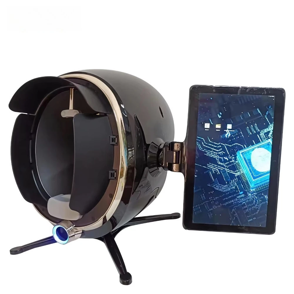 Professional Portable 3D AI Face Skin Analyzer Updated Version Magic Mirror Device for Head Facial Tester Scanner