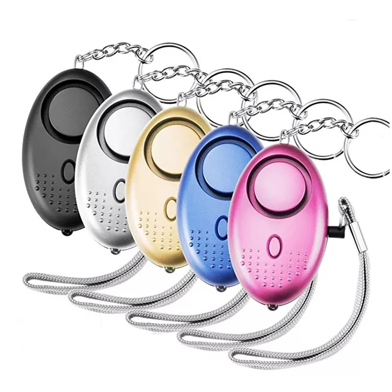 

130DB Siren Song LED Portable Emergency SOS Security Self Defense Alarm Keychain Personal Alarm for Women Children Elders