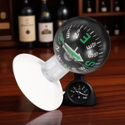 

Car Compass Ball ABS Material Wear Resistant Car Dashboard Ornament Navigation Direction Vehicle Mount Compass